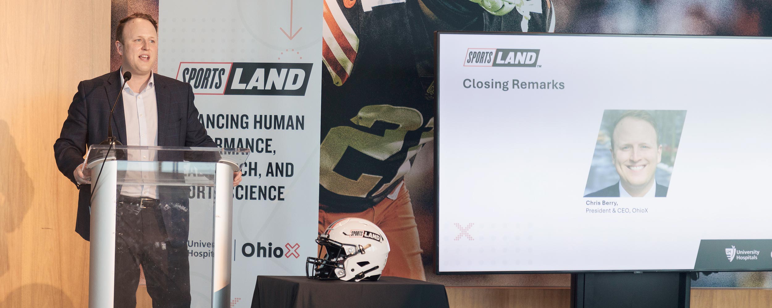 Speaker Chris Berry at the SportsLand™ Summit